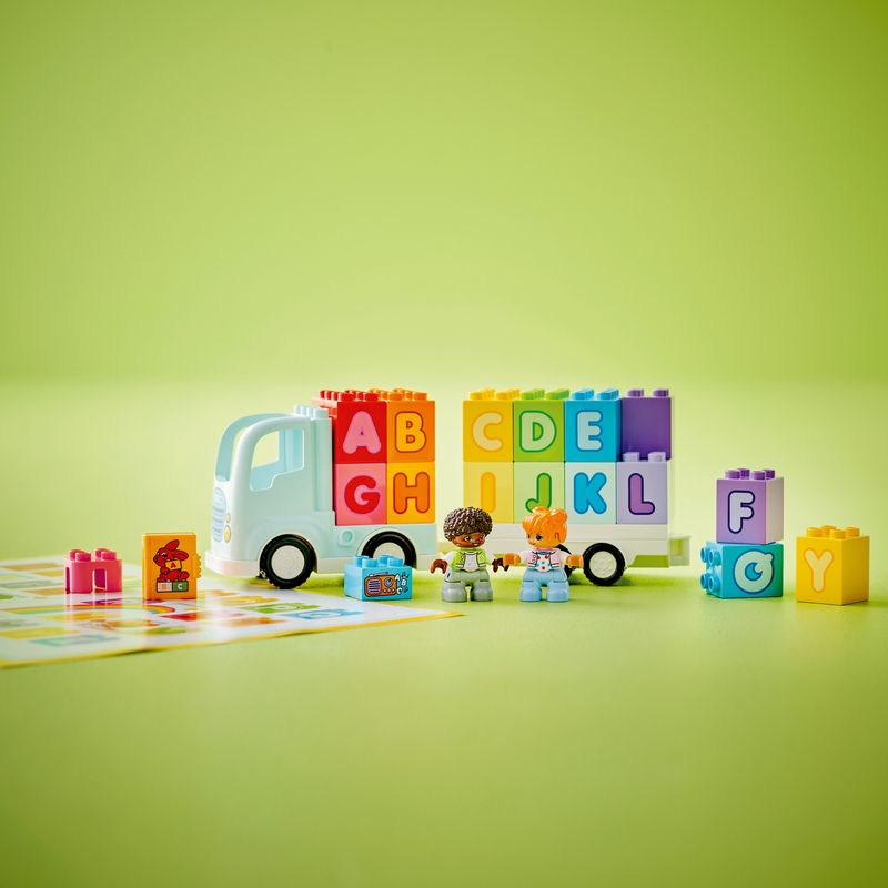 LEGO-DUPLO-10421-Il-Camioncino-dell’Alfabeto-Giochi-Educativi-per-Bambini-2--Anni-con-Camion-Giocattolo-e-Mattoncini-ABC