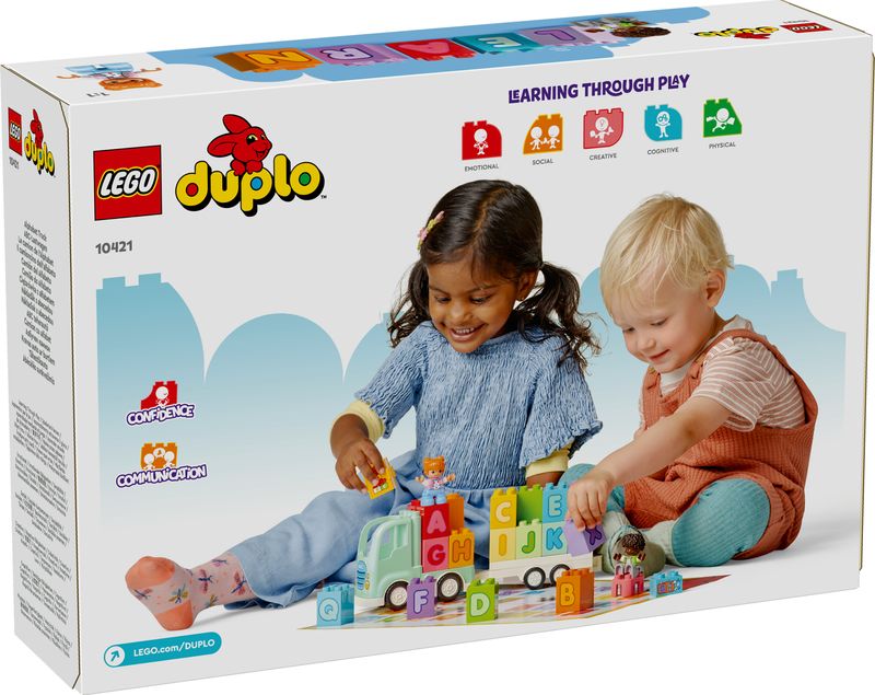 LEGO-DUPLO-10421-Il-Camioncino-dell’Alfabeto-Giochi-Educativi-per-Bambini-2--Anni-con-Camion-Giocattolo-e-Mattoncini-ABC