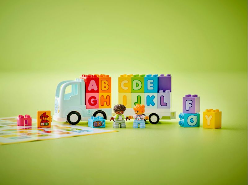 LEGO-DUPLO-10421-Il-Camioncino-dell’Alfabeto-Giochi-Educativi-per-Bambini-2--Anni-con-Camion-Giocattolo-e-Mattoncini-ABC