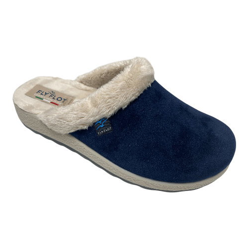 FLYFLOT SCARPE PANTOFOLE CIABATTE DONNA FLY FLOT LIMENA 51 X20 PM BLU ORIGINALE AI 2025