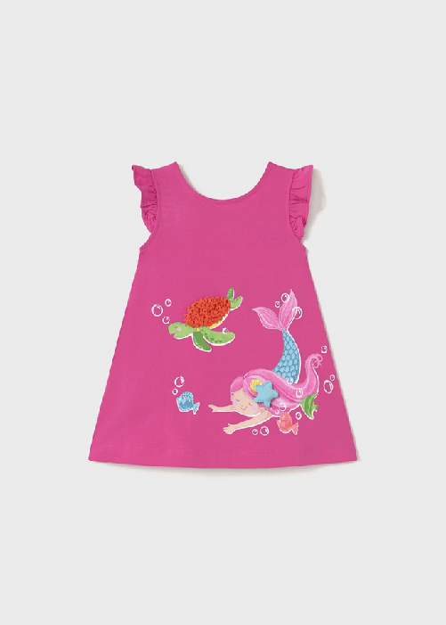 MAYORAL ABITO VESTITO ABITI NEONATA MAYORAL 1927 01927 COTONE 88 FUCSIA ORIGINAL PE 2025