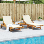 VidaXL Lettini 2 pz con Cuscini 200x68x83 cm Legno Massello di Acacia