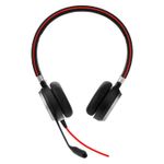 Jabra Cuffia professionale Jabra EVOLVE 40 MS Duo USB+Jack, Cancellazione di rumore,USB,tasto "Mute", Busylight