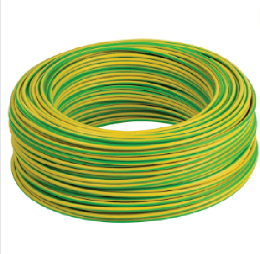 ICEL CAVI Cavo elettrico cordina unifilare fs17 sezione 2,5mmq giallo verde 100 metri