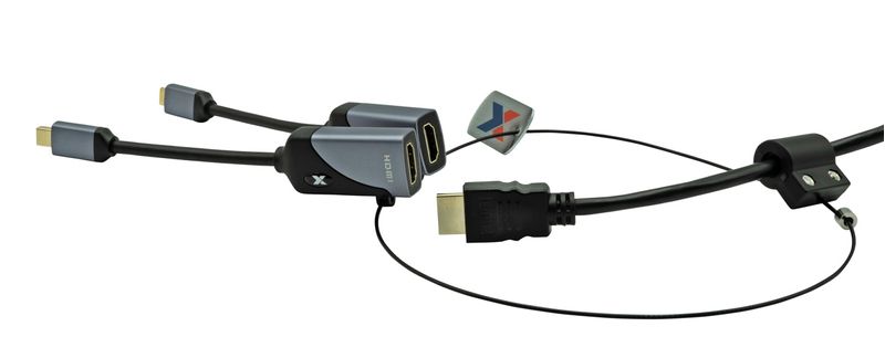 ProXtend-PX-AR21-cavo-e-adattatore-video-HDMI-tipo-A--Standard--Mini-DisplayPort---USB-Type-C-Nero-Grigio