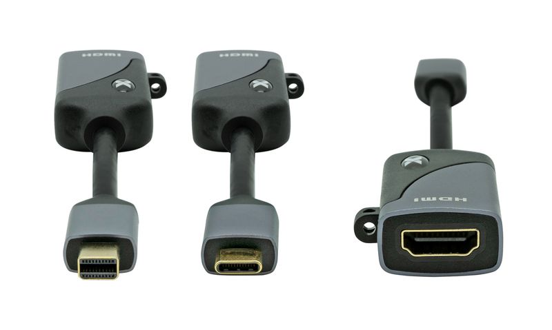 ProXtend-PX-AR21-cavo-e-adattatore-video-HDMI-tipo-A--Standard--Mini-DisplayPort---USB-Type-C-Nero-Grigio