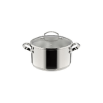 LAGOSTINA CASSERUOLA Icona Green 18cm con COPERCHIO Acciaio Inox 18/10