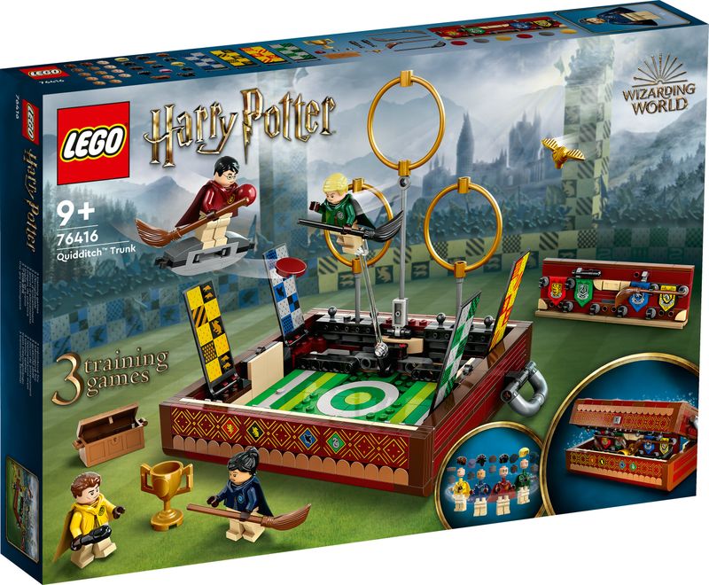 LEGO-Harry-Potter-76416-Baule-del-Quidditch-Gioca-a-3-Diverse-Sfide-Fino-a-Due-Giocatori-con-Minifigure-di-Draco-Malfoy