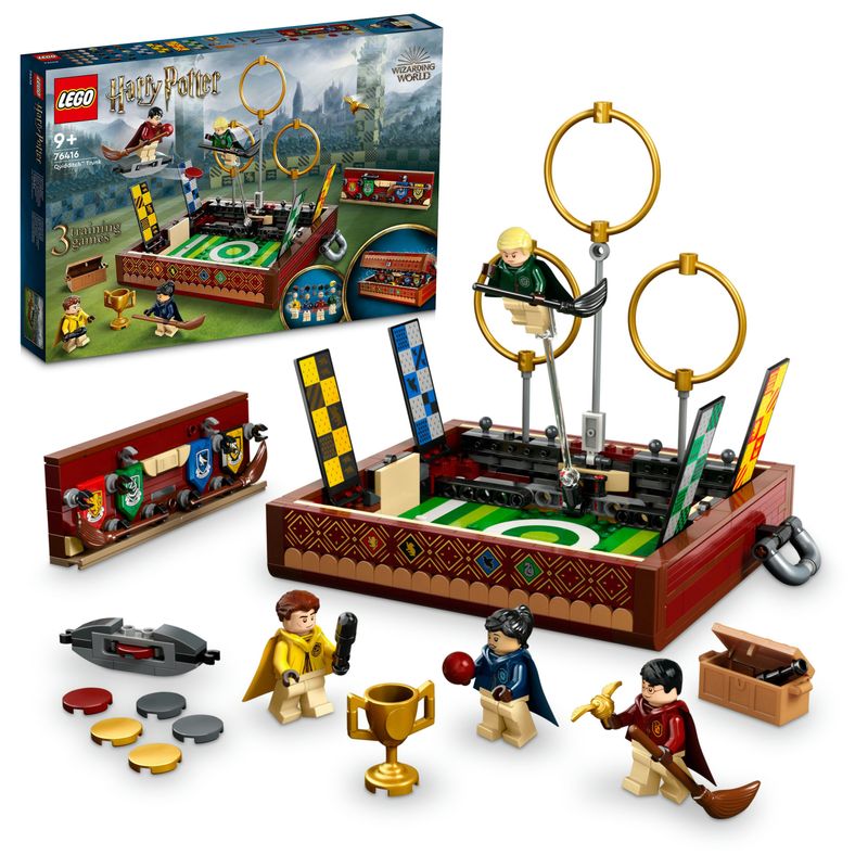 LEGO-Harry-Potter-76416-Baule-del-Quidditch-Gioca-a-3-Diverse-Sfide-Fino-a-Due-Giocatori-con-Minifigure-di-Draco-Malfoy