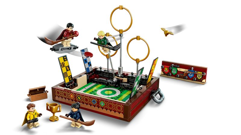 LEGO-Harry-Potter-76416-Baule-del-Quidditch-Gioca-a-3-Diverse-Sfide-Fino-a-Due-Giocatori-con-Minifigure-di-Draco-Malfoy