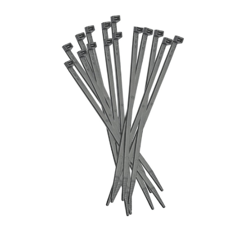 Elematic fascette per cablaggio in nylon autoestinguente confezione 50 pezzi *** colore nero