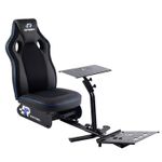 FR-TEC-Asiento-Simulador-de-Carreras-Racing-Seat-Sprint---Respaldo-de-80cm---Acabado-Deportivo---Base-de-Volante-de-45x2