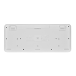 Logitech 920-010974 tastiera Ufficio Bluetooth AZERTY Bianco