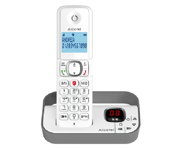 Alcatel F860 Voice Telefono analogico Identificatore di chiamata Bianco