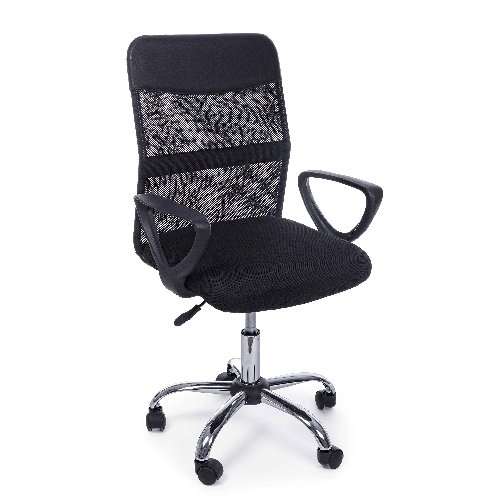 Bizzotto Poltrona Ufficio Ergonomica Nairobi Nera