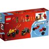 LEGO-NINJAGO-71789-Battaglia-su-Auto-e-Moto-di-Kai-e-Ras-Veicoli-Giocattolo-con-2-Minifigure-Giochi-Ninja-per-Bambini-4--Anni