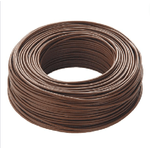 ICEL CAVI Cavo elettrico cordina unifilare fs17 sezione 2,5mmq marrone 100 metri