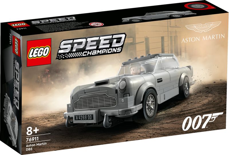 LEGO-Speed-Champions-76911-007-Aston-Martin-DB5-Modellino-Auto-Giocattolo-con-Minifigure-James-Bond-del-Film-No-Time-To-Die