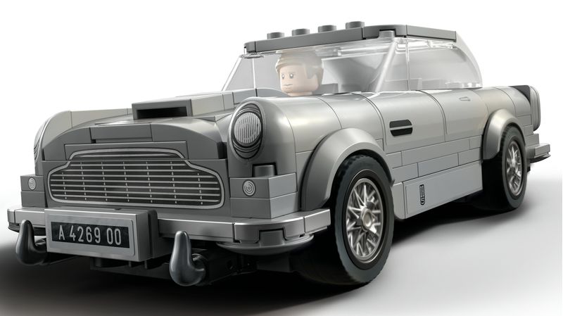 LEGO-Speed-Champions-76911-007-Aston-Martin-DB5-Modellino-Auto-Giocattolo-con-Minifigure-James-Bond-del-Film-No-Time-To-Die