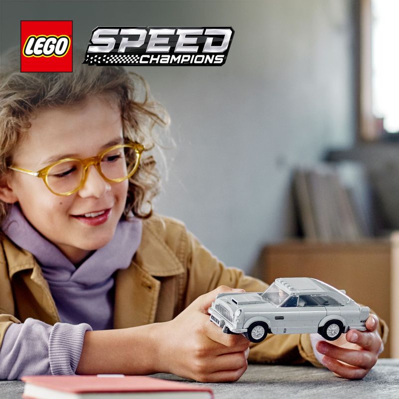 LEGO-Speed-Champions-76911-007-Aston-Martin-DB5-Modellino-Auto-Giocattolo-con-Minifigure-James-Bond-del-Film-No-Time-To-Die