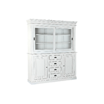 Home ESPRIT Stand Espositore Home ESPRIT Bianco Cristallo Legno di mango 170 x 45 x 200 cm