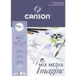 Canson Tarson Image Bloc Holling di 50 fogli A3 - Grano fine - 29,7x42 cm - 200g - colore bianco