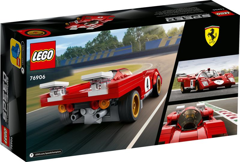 LEGO-Speed-Champions-76906-1970-Ferrari-512-M-Macchina-Giocattolo-da-Corsa-Auto-Sportiva-Rossa-Modellismo-da-Collezione