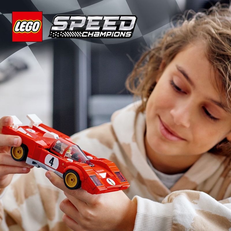 LEGO-Speed-Champions-76906-1970-Ferrari-512-M-Macchina-Giocattolo-da-Corsa-Auto-Sportiva-Rossa-Modellismo-da-Collezione