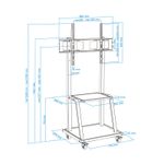 TooQ-FS20100M-B-supporto-da-tavolo-per-Tv-a-schermo-piatto-254-m--100---Nero-Pavimento