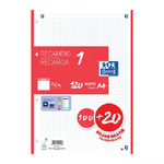 Oxford 400158162 ricambi per quaderni 210 x 297 mm (A4) 120 fogli