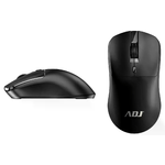 ADJ Mouse Wirless Ricaricabile Type C 1600 Dpi 3 Tasti Plug&amp;Play Bk Adj