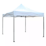 Garden Gazebo da Giardino 3x3 Bianco Pieghevole in Alluminio