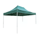 Garden Gazebo da Giardino Pieghevole 3x4,5 Verde in Acciaio Resistente