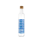 Chio 6x Bottiglie olio Chio in vetro e tappo oro con decoro pesciolini con capacità di lt 0,5