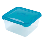 Heidrun 12x Contenitori Polar Quadro Litri 2,4 1765 Azzurro Heidrun
