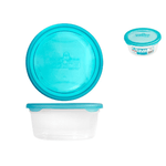 Heidrun 12x Contenitori Polar Tondi Litri 0,8 1770 Azzurro Heidrun