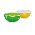 H&h 2x Insalatiere Polipropilene Colori Assortiti Cm19 con Coperchi H&amp;H (COLORI MISTI)