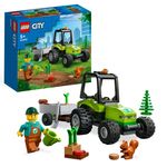 LEGO-60390-City-Trattore-del-Parco-con-Rimorchio-Giocattolo-Giochi-per-Bambini-dai-5-Anni-in-su-con-Minifigure