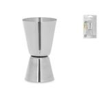 H&h 3x Misurini Jigger Cocktail In Acciaio Inox 18/10 H&amp;H