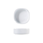 H&h 12x Posaceneri In Porcellana Bianco Tondi 9xh2,5 -1504 H&amp;H