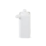 H&h 6x Bottiglie Salsa In Porcellana Bianao Quadrato 200-2422 H&amp;H