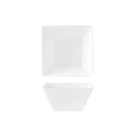 H&h 4x Insalatiere In Melamina, 19x19 Cm, Bianco H&amp;H