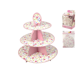 Habi 6x Alzate Cartone 3 Piani Decoro Fiori Habi