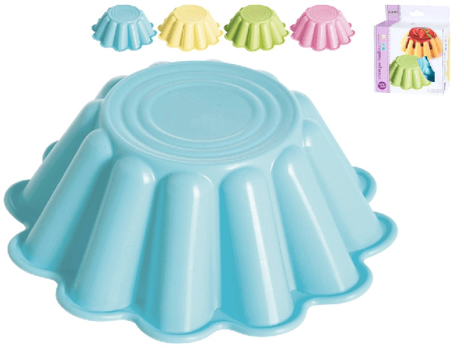 Habi 4x Stampi Bavarese Silicone Pastel 13 Habi