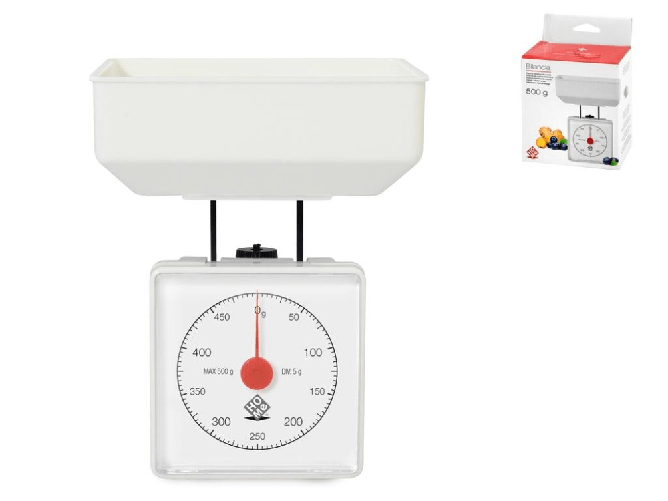 Home Bilancia Da Cucina Meccanica Abs Dietet Bianca 0,5 Home