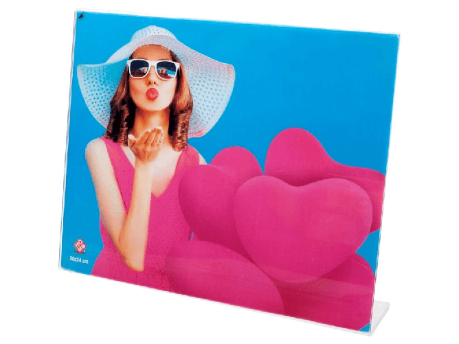 H&h 6x Portafoto Ps Trasparente Oriz Cm24x30 H&amp;H