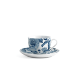 H&h 6x Tazze Te' Pcl Rose Blu con Piatti Cc220 H&amp;H