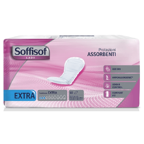 Soffisof X Incontinenza Lady 10 Pezzi Extra 3 Gocce