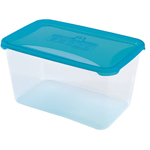 Heidrun 12x Heidrun Contenitori universale 6,4 L blu trasparente Rettangolari, 195 mm