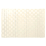 Home 6x Tovagliette In Polipropilene Colore Avorio Cm45X30, Rombo
